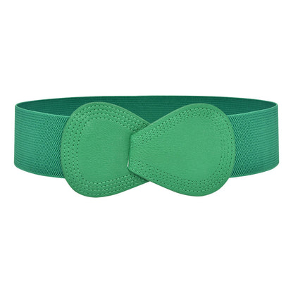 Elastic Belt For Women Fashion Waistband Ladies Stretch Wide Belt