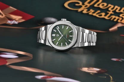 40MM Men's Watches Luxury Automatic Watch For Men Mechanical WristWatch Stainless Steel Sapphire glass