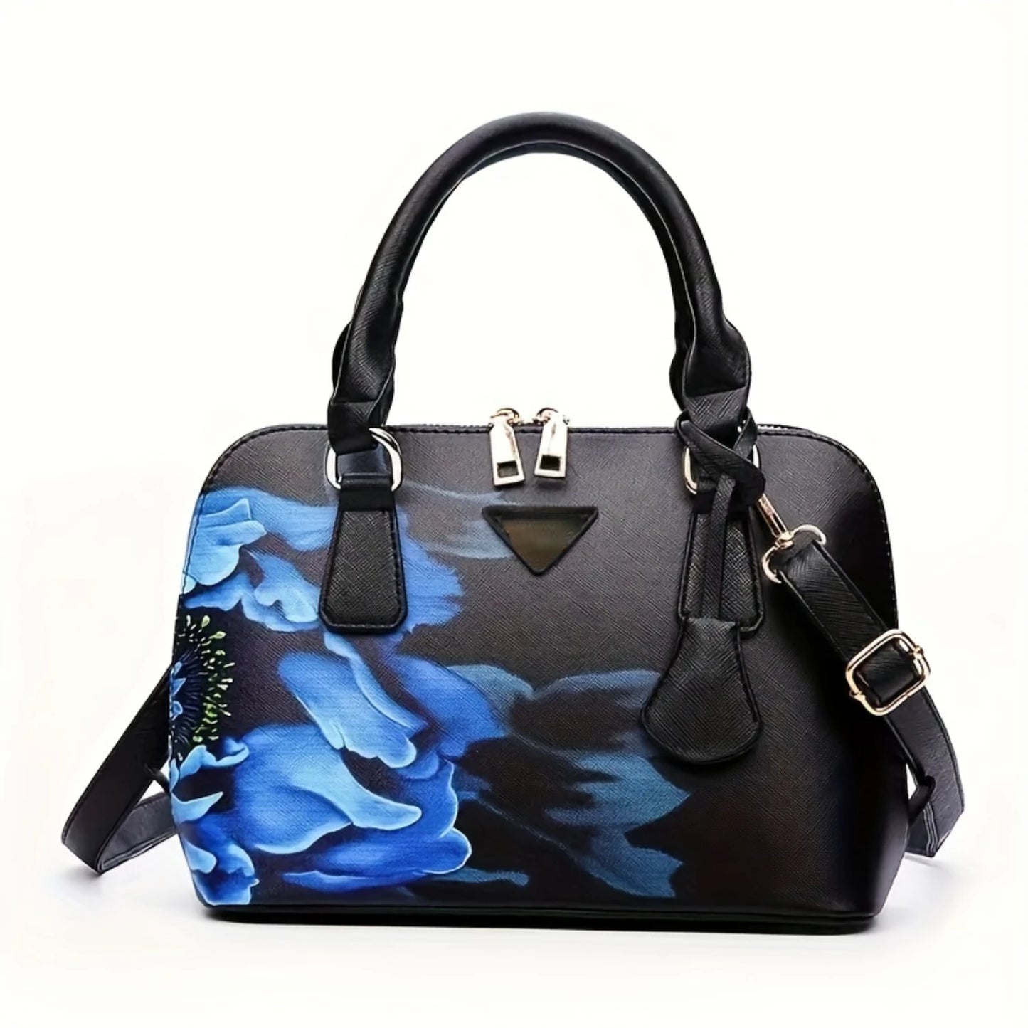 Print Top Handle Bag, Elegant Crossbody Boston Bag, Women's Fashion Handbag