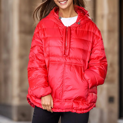 Plus Size Parkas For Women Casual Women Casual Hoodies Pocket Coat Lightweight Jacket Winter Coats For Women пуховик женский