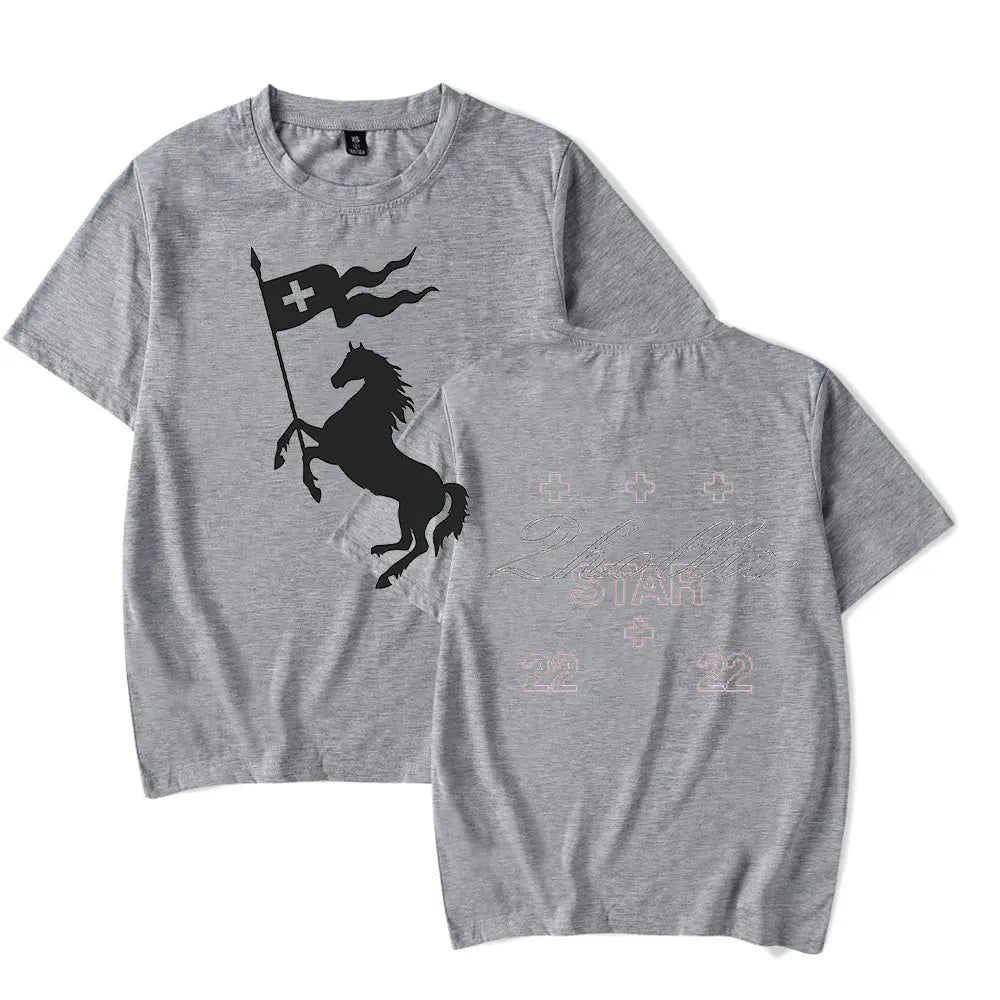 2hollis Merch 22 22 T-Shirts Women Men Clothes Trend Casual Short Sleeve Top