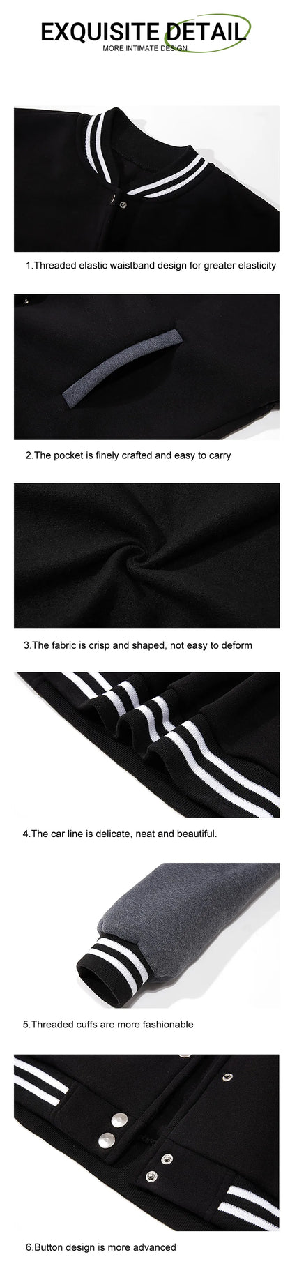 New York Land Of Dreams Capital Of Liberly Baseball Jersey Men Retro Soft Coat Trendy American Jacket