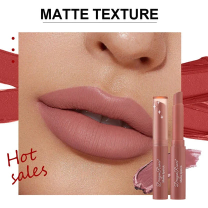 1/3pcs Nude Lipstick Crayon Long Lasting Matte Lipstick Pencil 24 Hours Waterproof Set Lip Moisturizer Colouring Lip Tint Stick