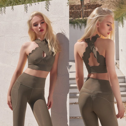 3Pcs Yoga Set Women Gym Sportswear Sport Bra Workout Tops High Waist Yoga Pants Hip Lift Gym Leggings