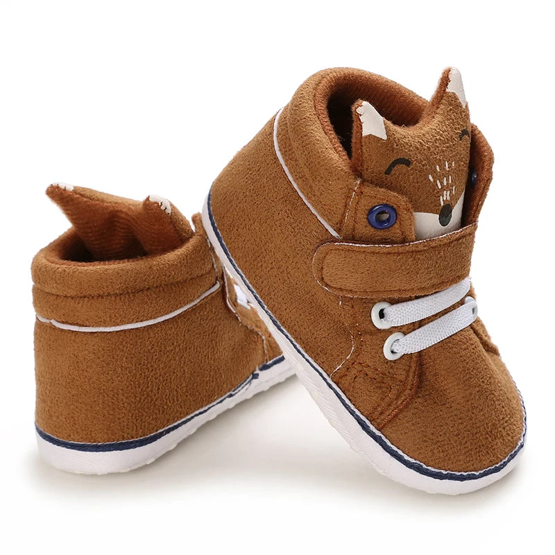 Casual And Fashionable Baby Cartoon Soft Soled Shoes 0-1 Year Old Walking Shoes