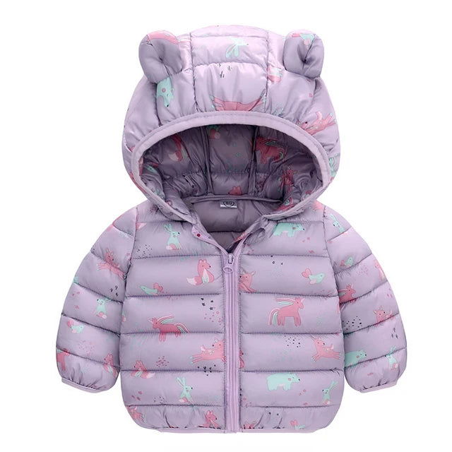 Winter Kids Thicken Jackets For Girls Coats Boys Jackets Plus Cashmere Jackets Toddler Hooded Outerwear Infant Children Clothes - Fashionqueene.com-toddler coat