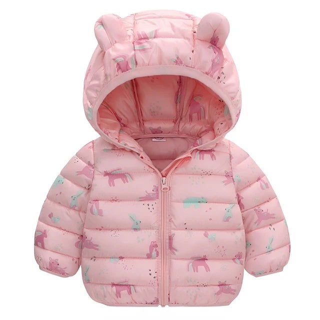 Winter Kids Thicken Jackets For Girls Coats Boys Jackets Plus Cashmere Jackets Toddler Hooded Outerwear Infant Children Clothes - Fashionqueene.com-toddler coat