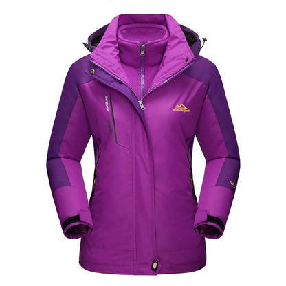 Winter Ski Jackets Fleece Warm Thermal Snow Waterproof Jacket - Fashionqueene.com-ladies ski jacket