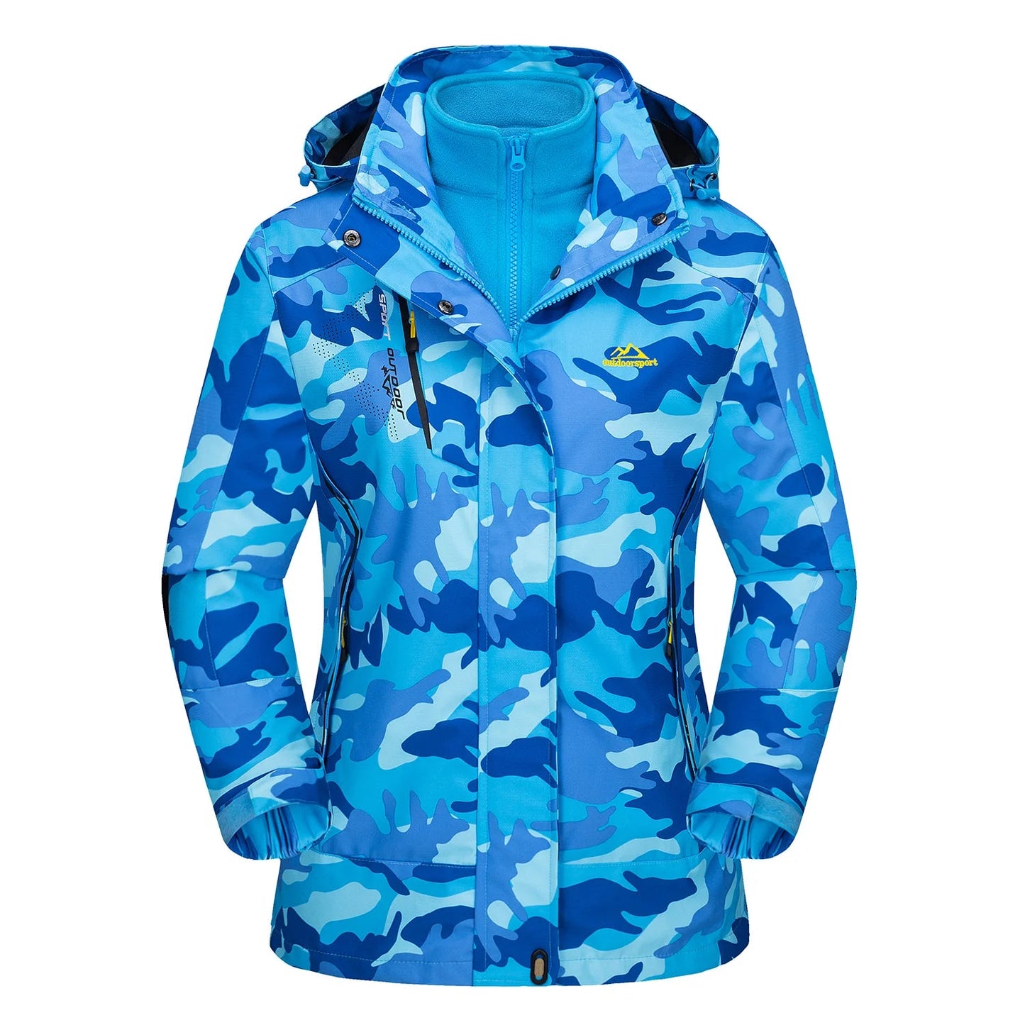 Winter Ski Jackets Fleece Warm Thermal Snow Waterproof Jacket - Fashionqueene.com-ladies ski jacket