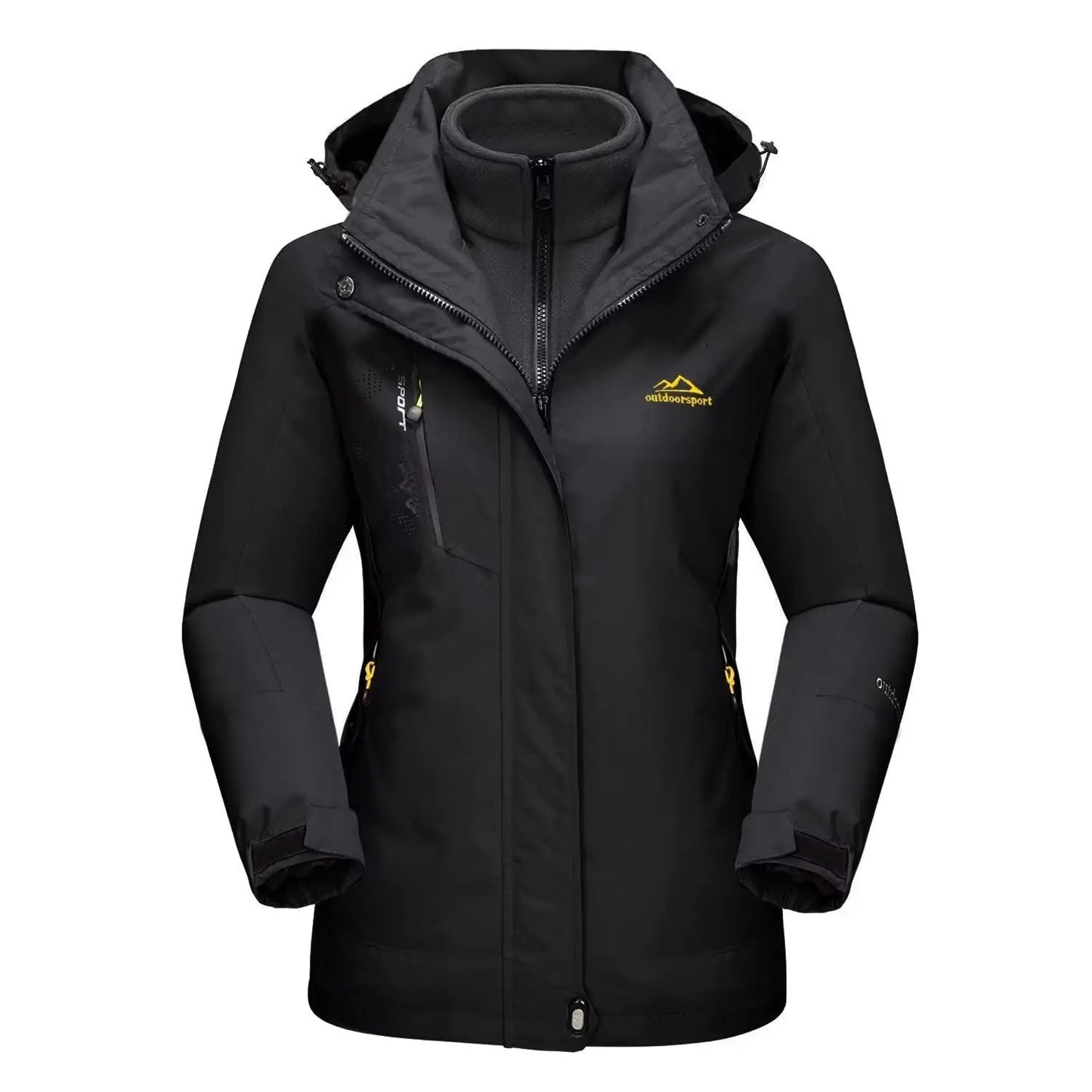 Winter Ski Jackets Fleece Warm Thermal Snow Waterproof Jacket - Fashionqueene.com-ladies ski jacket