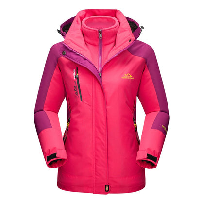 Winter Ski Jackets Fleece Warm Thermal Snow Waterproof Jacket - Fashionqueene.com-ladies ski jacket