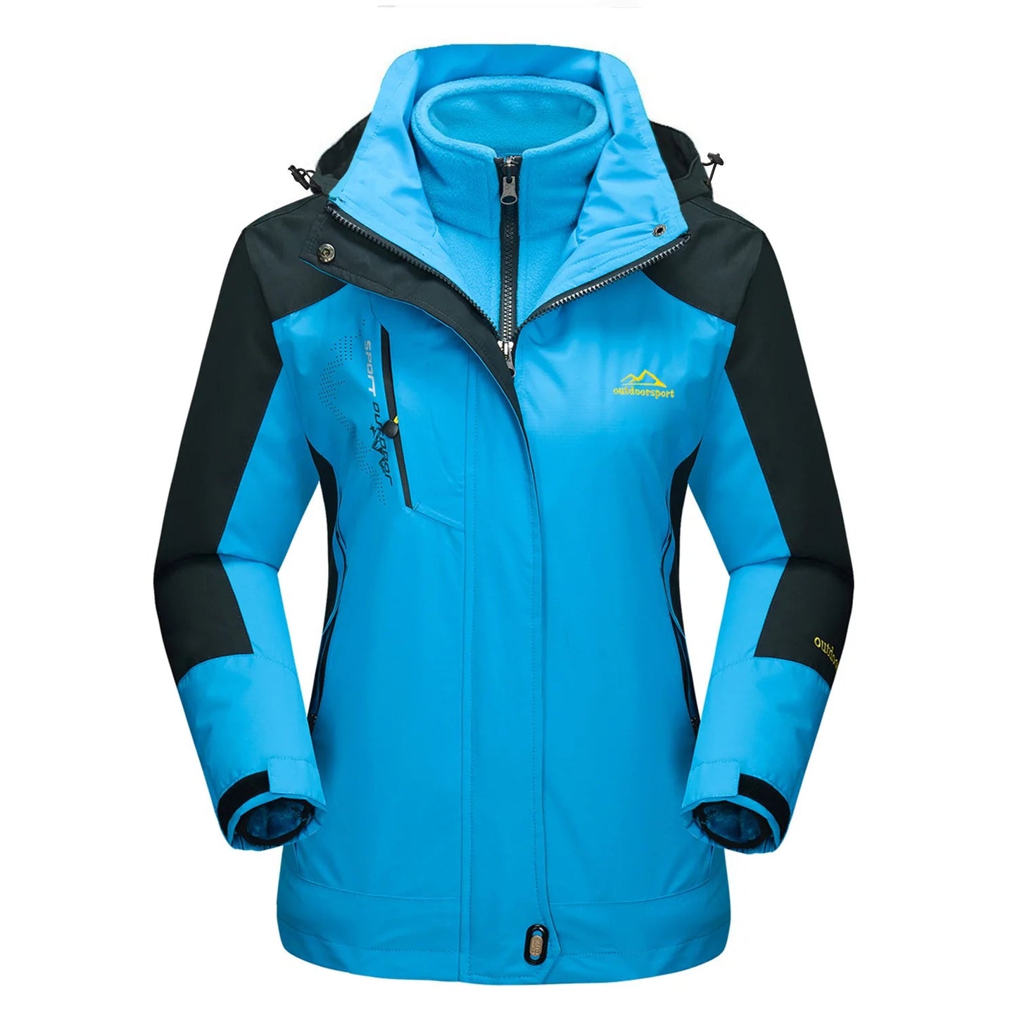 Winter Ski Jackets Fleece Warm Thermal Snow Waterproof Jacket - Fashionqueene.com-ladies ski jacket