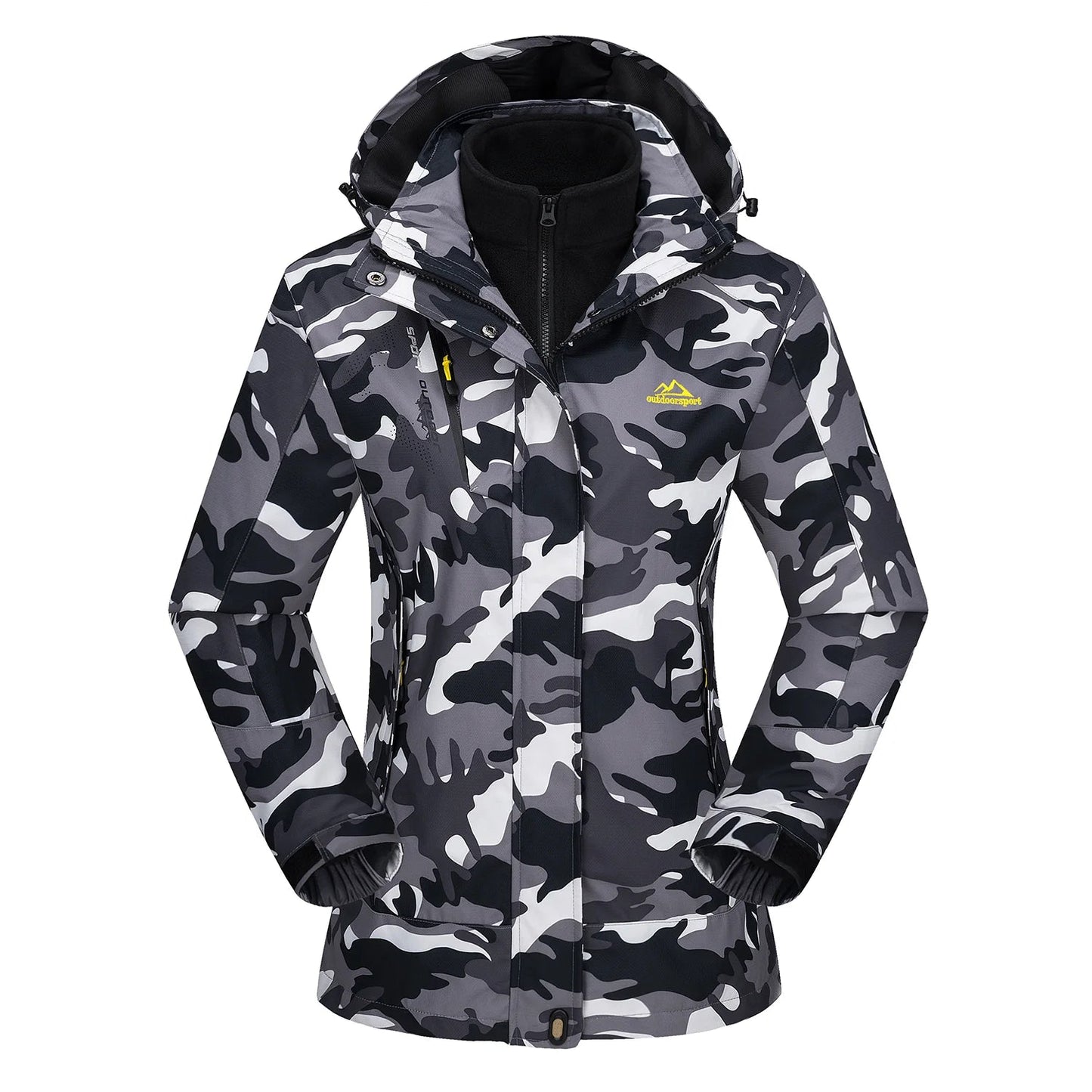 Winter Ski Jackets Fleece Warm Thermal Snow Waterproof Jacket - Fashionqueene.com-ladies ski jacket