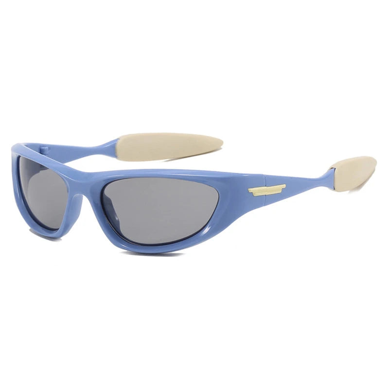 Wrap Around Sports Sunglasses Brand Designer For Unisex - Fashionqueene.com-wrap around sunglasses