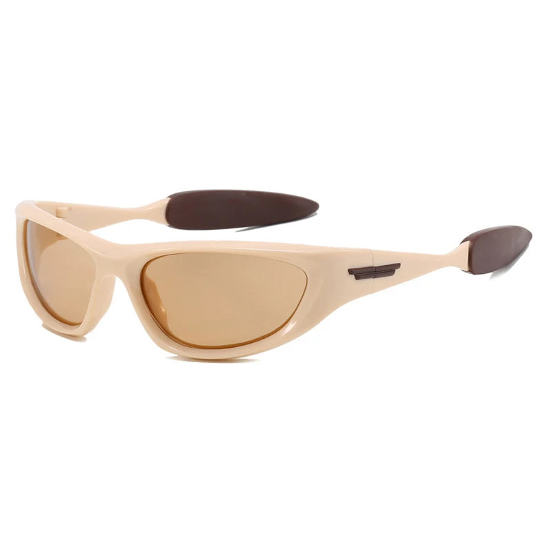 Wrap Around Sports Sunglasses Brand Designer For Unisex - Fashionqueene.com-wrap around sunglasses