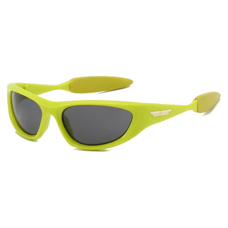 Wrap Around Sports Sunglasses Brand Designer For Unisex - Fashionqueene.com-wrap around sunglasses