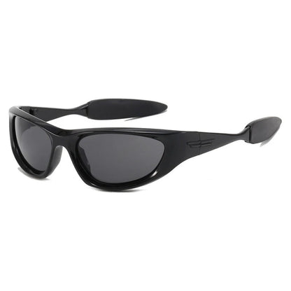 Wrap Around Sports Sunglasses Brand Designer For Unisex - Fashionqueene.com-wrap around sunglasses