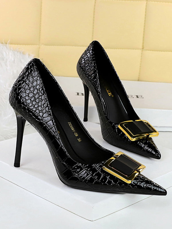 Chic Geometric Pointed-Toe Split Joint Pumps for Modern Elegance BLACK / US 6 | EU 36 2/3 | UK 4 | CN 36 BLACK / US 6.5-7 | EU 37 1/3 | UK 4.5 | CN 37 BLACK / US 7.5 | EU 38 | UK 5| CN 38 BLACK / US 6 | EU 36 2/3 | UK 4 | CN 36-BLACK / US 6.5-7 | EU 37 1/3 | UK 4.5 | CN 37-BLACK / US 7.5 | EU 38 | UK 5| CN 38-BLACK / US 8 | EU 38 2/3 | UK 5.5 | CN 39-