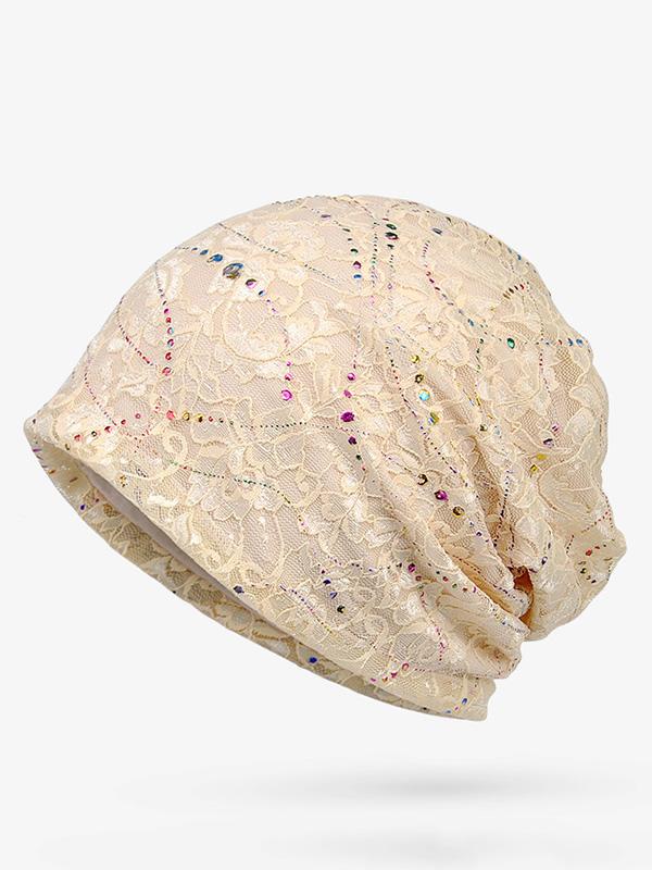 Boho Chic Floral Cotton Hat - Effortless Style & Comfort! CREAM BLACK PINK CREAM-BLACK-PINK-SAPPHIRE-LIGHT PURPLE-