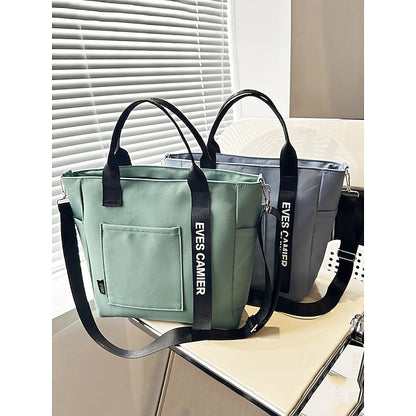 Stylish Women's Corduroy & Nylon Crossbody Hobo Bag - Versatile Multi-Pocket Shoulder Bag Black Beige Green Black-Beige-Green-Blue-