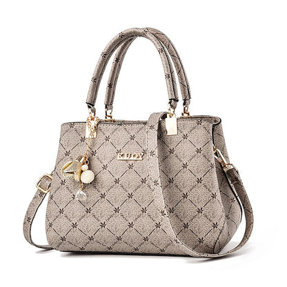 Chic PU Leather Boston Bag - Large Capacity Crossbody & Shoulder Handbag Light maple leaf with red light maple leaf with coffee Light maple leaf with primary color Light maple leaf with red-light maple leaf with coffee-Light maple leaf with primary color-Dark Maple Leaf with Bronze-Dark maple leaf with primary color-Dark maple leaf with red-dark maple leaf with coffee-