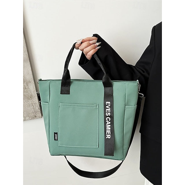 Stylish Women's Corduroy & Nylon Crossbody Hobo Bag - Versatile Multi-Pocket Shoulder Bag Black Beige Green Black-Beige-Green-Blue-