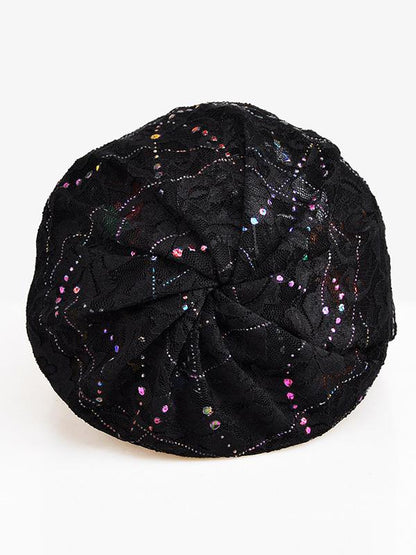 Boho Chic Floral Cotton Hat - Effortless Style & Comfort! CREAM BLACK PINK CREAM-BLACK-PINK-SAPPHIRE-LIGHT PURPLE-