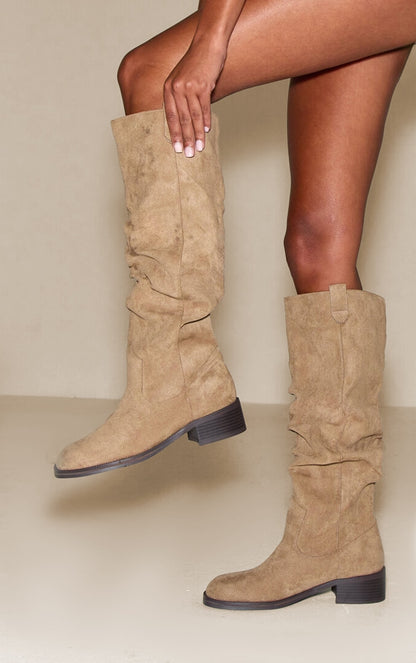 https://cdn-img.prettylittlething.com/d/4/5/e/d45e7ac52e65b8023991e7e6a711f9b29e6d02c1_CNN0456_2_stone_faux_suede_low_heeled_ruched_ankle_boot.jpg