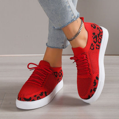 Lace-Up Leopard Flat Sneakers White / 37(US6) White / 38(US7) White / 39(US8) White / 37(US6)-White / 38(US7)-White / 39(US8)-White / 40(US9)-Black / 36(US5)-White / 41(US10)-White / 42(US10.5)-White / 43(US11)-Red / 36(US5)-Red / 37(US6)-Red / 38(US7)-Red / 39(US8)-Red / 40(US9)-Red / 41(US10)-Red / 42(US10.5)-Red / 43(US11)-Black / 37(US6)-Black / 38(US7)-Black / 39(US8)-Black / 40(US9)-Black / 41(US10)-Black / 42(US10.5)-Black / 43(US11)-White / 36(US5)-