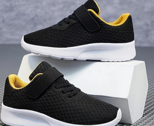 Kids' Breathable Mesh Sneakers - Stylish & Comfortable School Footwear for Boys & Girls (Ages 4-7)