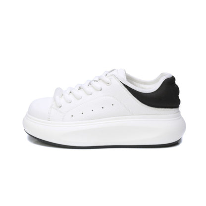 Lace Up Round Toe Platform Sneakers Black / 38(US7) Black / 39(US8) Black / 40(US9) Black / 38(US7)-Black / 39(US8)-Black / 40(US9)-Red / 35(US4)-Red / 36(US5)-Red / 37(US6)-Red / 38(US7)-Red / 39(US8)-White / 35(US4)-Red / 40(US9)-White / 36(US5)-White / 37(US6)-White / 38(US7)-White / 39(US8)-White / 40(US9)-Black / 35(US4)-Black / 36(US5)-Black / 37(US6)-