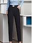 Chic High-Waist Women's Skinny Dress Pants with Pockets Black / S Black / M Black / L Black / S-Black / M-Black / L-Black / XL-Black / 2XL-Black / 3XL-Black / 4XL-