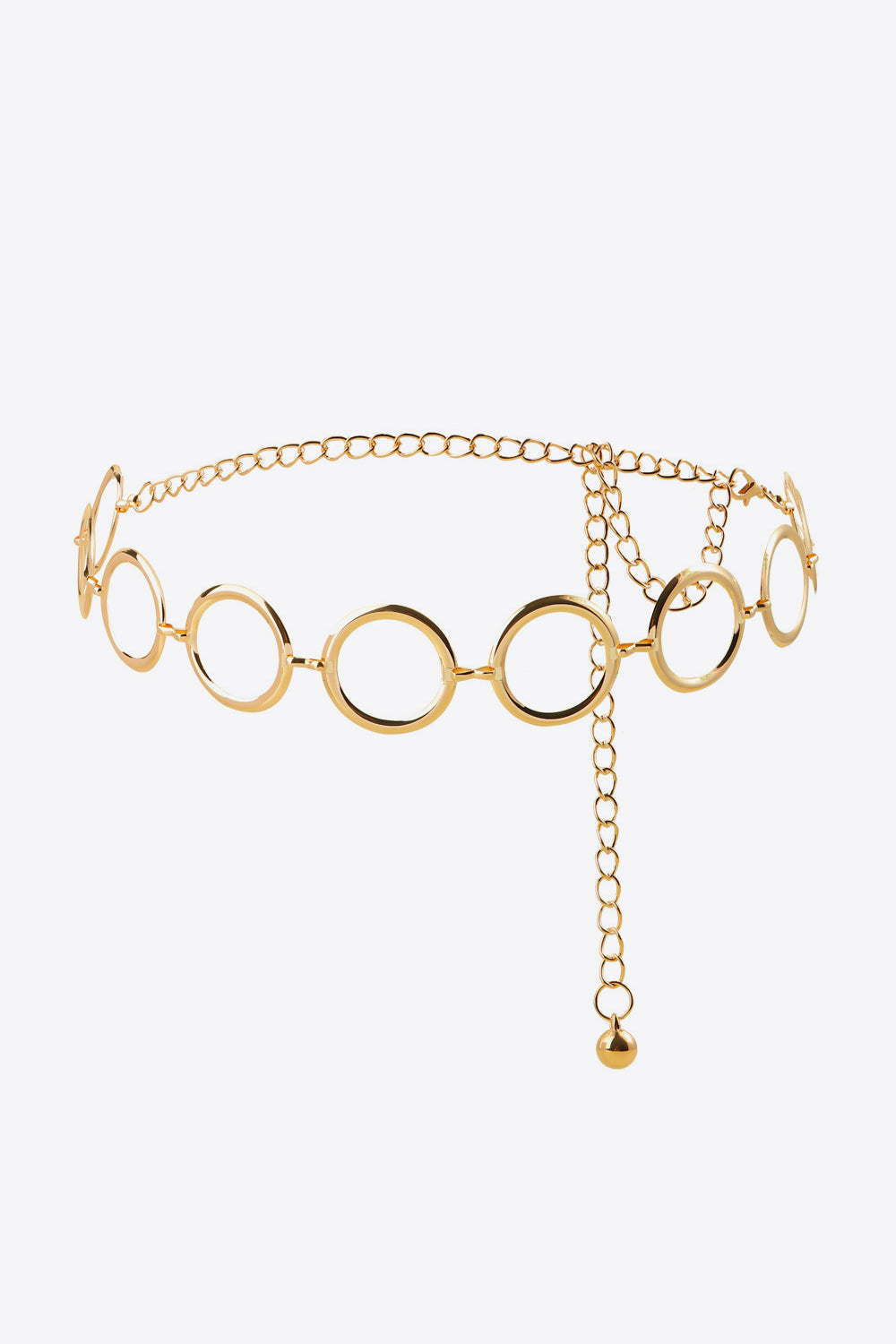 Circle Ring Chain Belt Gold / One Size Gold / One Size-