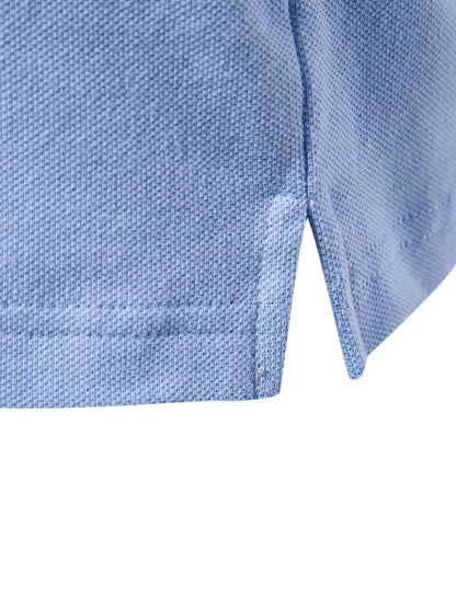 Men's Embroidered Striped Short Sleeve Polo Light Blue / 2XL Navy / S White / L Light Blue / 2XL-Navy / S-White / L-White / XL-White / 2XL-Dark Gray / M-Navy / L-White / S-Olive Brown / M-Olive Brown / 2XL-White / M-Dark Gray / S-Navy / XL-Olive Brown / XL-Olive Brown / S-Light Blue / XL-Navy / 2XL-Dark Gray / 2XL-Olive Brown / L-Dark Gray / XL-Light Blue / M-Light Blue / S-Navy / M-Dark Gray / L-Light Blue / L-