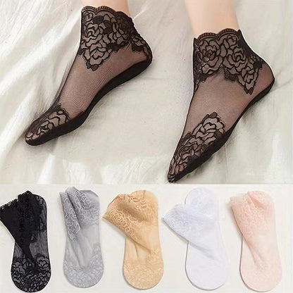 Chic Comfort: Breathable Solid Color Lace Socks for Effortless Style Pattern 3 / Simple packaging Pattern 1 / Simple packaging Pattern 2 / Simple packaging Pattern 3 / Simple packaging-Pattern 1 / Simple packaging-Pattern 2 / Simple packaging-Pattern 4 / Simple packaging-Pattern 5 / Simple packaging-