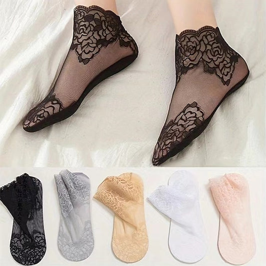 Chic Comfort: Breathable Solid Color Lace Socks for Effortless Style Pattern 3 / Simple packaging Pattern 1 / Simple packaging Pattern 2 / Simple packaging Pattern 3 / Simple packaging-Pattern 1 / Simple packaging-Pattern 2 / Simple packaging-Pattern 4 / Simple packaging-Pattern 5 / Simple packaging-