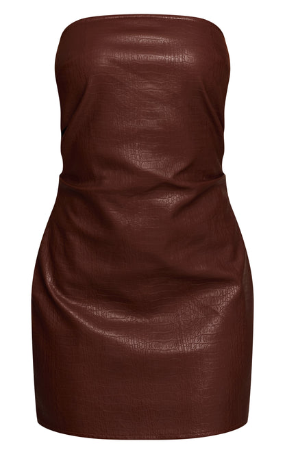 https://cdn-img.prettylittlething.com/f/e/5/d/fe5d0800246ad480057b8f63116bcf8d0c0acf17_CNO8863_5_chocolate_faux_leather_bandeau_croc_mini_dress.jpg