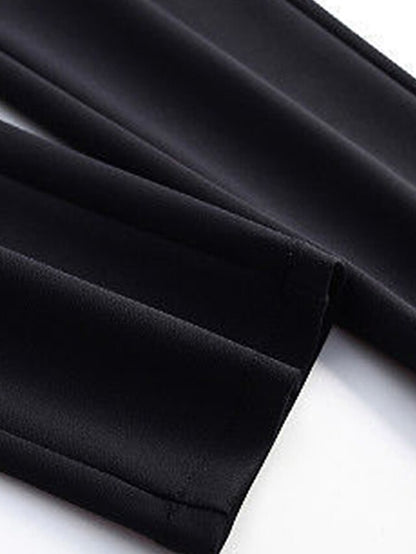 Chic High-Waist Women's Skinny Dress Pants with Pockets Black / S Black / M Black / L Black / S-Black / M-Black / L-Black / XL-Black / 2XL-Black / 3XL-Black / 4XL-