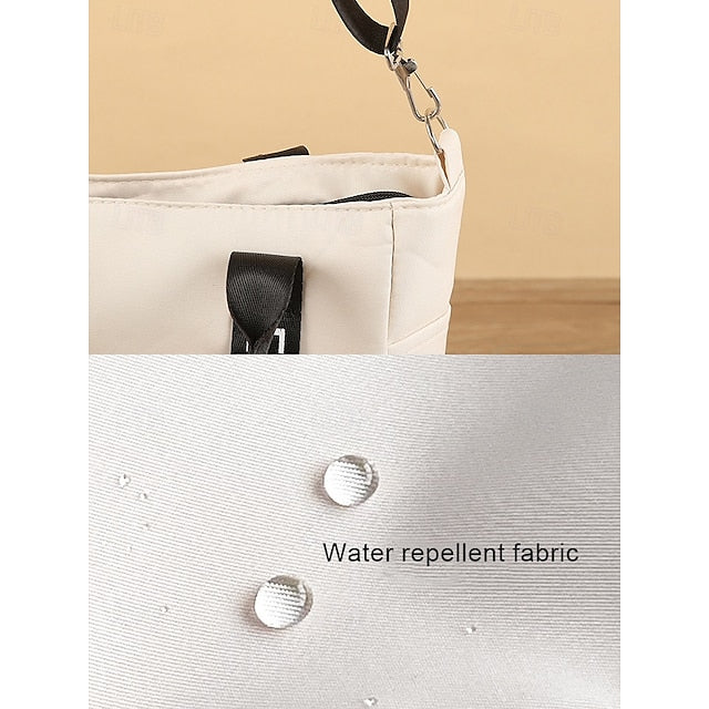 Stylish Women's Corduroy & Nylon Crossbody Hobo Bag - Versatile Multi-Pocket Shoulder Bag Black Beige Green Black-Beige-Green-Blue-