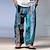 Men's Hawaiian Patchwork Casual Trousers – Versatile Summer & Outdoor Wear Red / S Red / M 