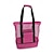 Stylish Insulated Mesh Tote Bags for Women - Large Capacity Casual Shoulder Bag Green Blue Black Green-Blue-Black-Rose Pink-