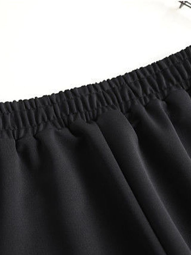 Chic High-Waist Women's Skinny Dress Pants with Pockets Black / S Black / M Black / L Black / S-Black / M-Black / L-Black / XL-Black / 2XL-Black / 3XL-Black / 4XL-