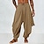 Men's Breathable Linen Harem Pants - Casual Summer Trousers with Drawstring Waist Khaki / S Khaki / M Khaki / L Khaki / S-Khaki / M-Khaki / L-Khaki / XL-Khaki / XXL-Khaki / 3XL-Khaki / 4XL-Khaki / 5XL-Green / S-Green / M-Green / L-Green / XL-Green / XXL-Green / 3XL-Green / 4XL-Green / 5XL-Black / S-Black / M-Black / L-Black / XL-Black / XXL-Black / 3XL-Black / 4XL-Black / 5XL-