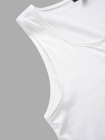 Floral V-Neck Camisole Tank Top for Women - Casual Sleeveless Style in Black, White, and Green White / S White / M White / L White / S-White / M-White / L-White / XL-White / 2XL-Black / S-Black / M-Black / L-Black / XL-Black / 2XL-Green / S-Green / M-Green / L-Green / XL-Green / 2XL-