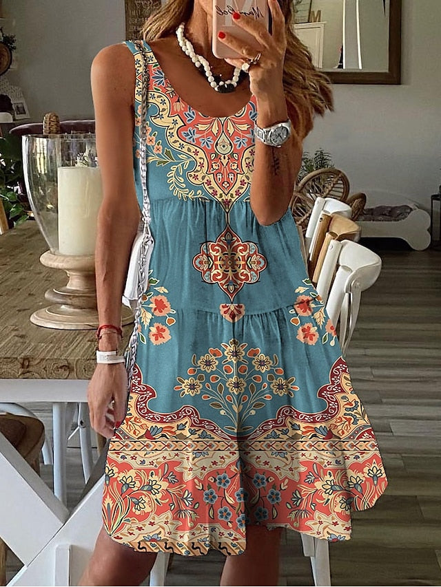 Stylish Women's Mini Casual T-Shirt Dress - Perfect for Vacation and Daily Wear Maroon / S Maroon / M Maroon / L Maroon / S-Maroon / M-Maroon / L-Maroon / XL-Maroon / 2XL-Pink / S-Pink / M-Pink / L-Pink / XL-Pink / 2XL-Blue / S-Blue / M-Blue / L-Blue / XL-Blue / 2XL-