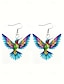 Elegant Hummingbird Acrylic Hoop Earrings for Women 1# 2# 3# 1#-2#-3#-4#-5#-6#-7#-