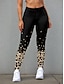 Chic Leopard Print High-Waist Thermal Leggings for Ultimate Comfort and Style Black / S Black / M Black / L Black / S-Black / M-Black / L-Black / XL-Black / 2XL-