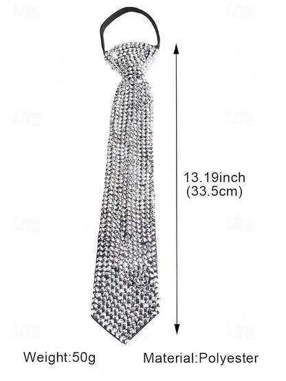 Elegant Solid Color Polyester Ties for Men - Perfect for Business and Weddings