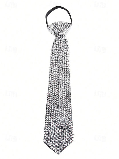 Elegant Solid Color Polyester Ties for Men - Perfect for Business and Weddings