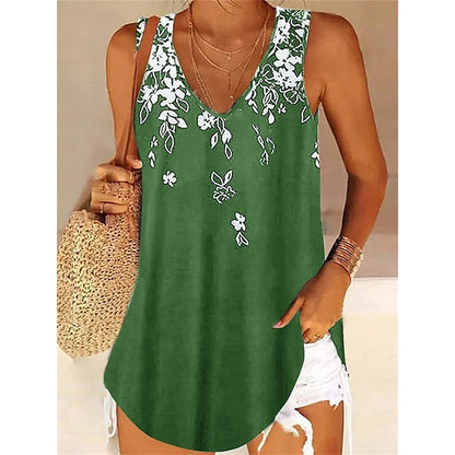 Floral V-Neck Sleeveless Camisole Tank Top for Women – Casual Comfort Blue / S Blue / M Blue / L Blue / S-Blue / M-Blue / L-Blue / XL-Blue / 2XL-Sky Blue / S-Sky Blue / M-Sky Blue / L-Sky Blue / XL-Sky Blue / 2XL-Pink / S-Pink / M-Pink / L-Pink / XL-Pink / 2XL-Green / S-Green / M-Green / L-Green / XL-Green / 2XL-